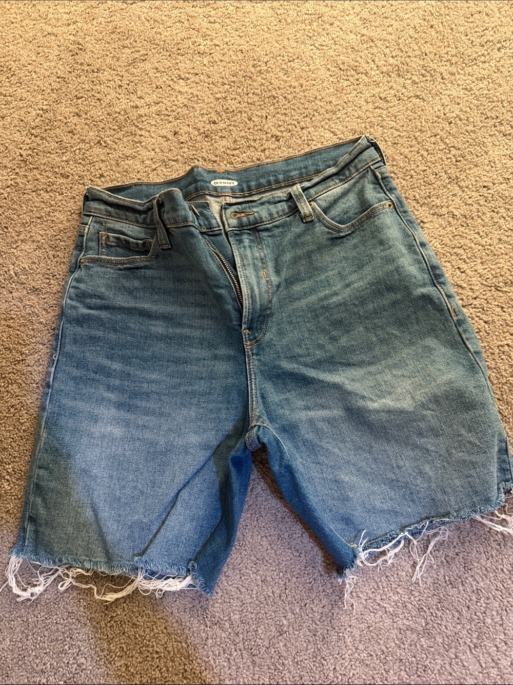 Old Navy Blue Denim Women's Bermuda Shorts